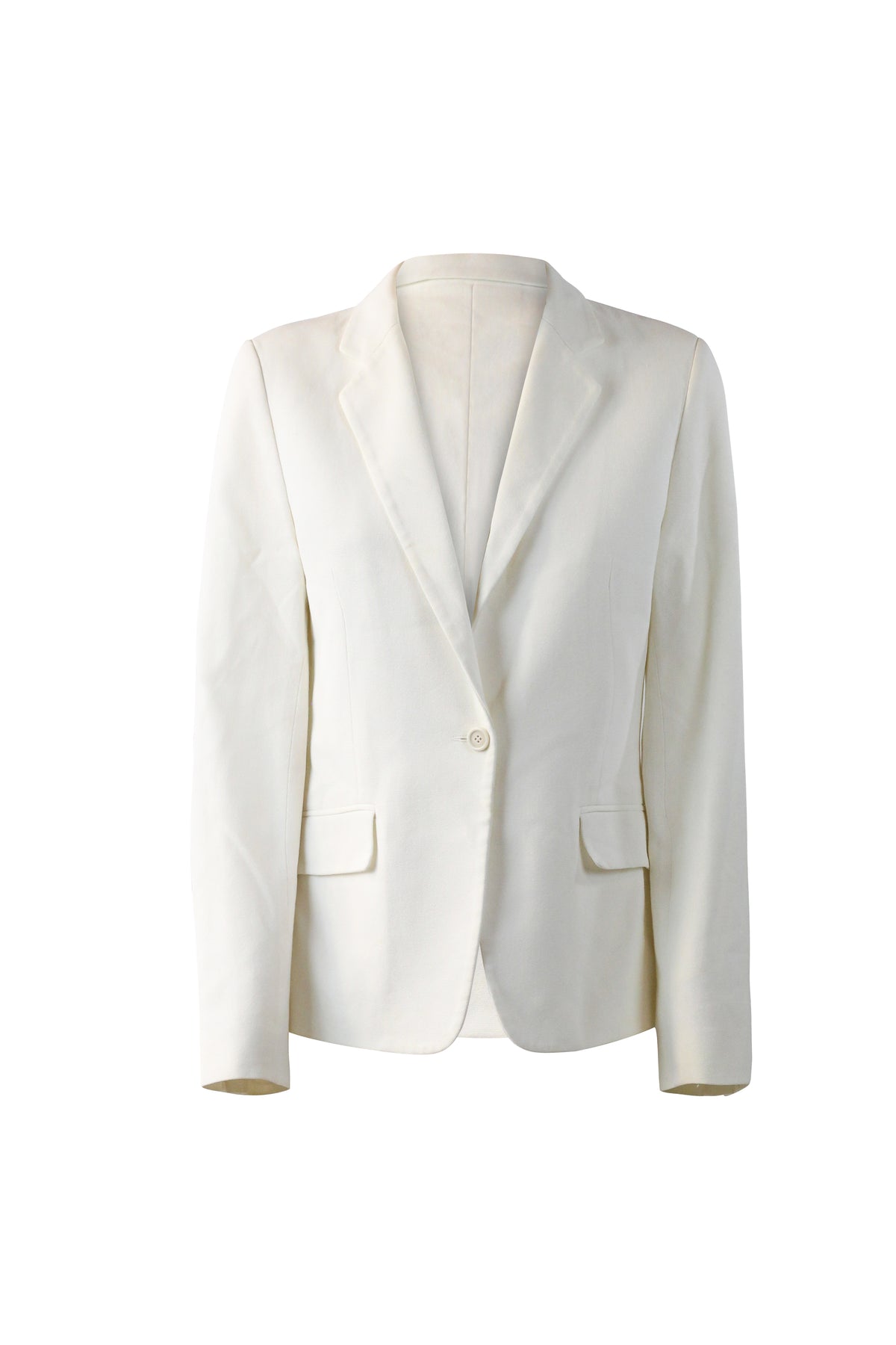 Cotton Open-Back Blazer