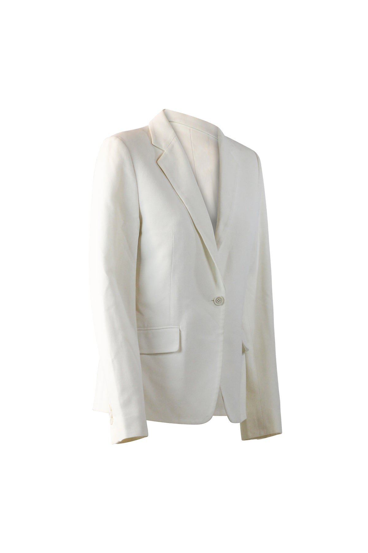 Cotton Open-Back Blazer