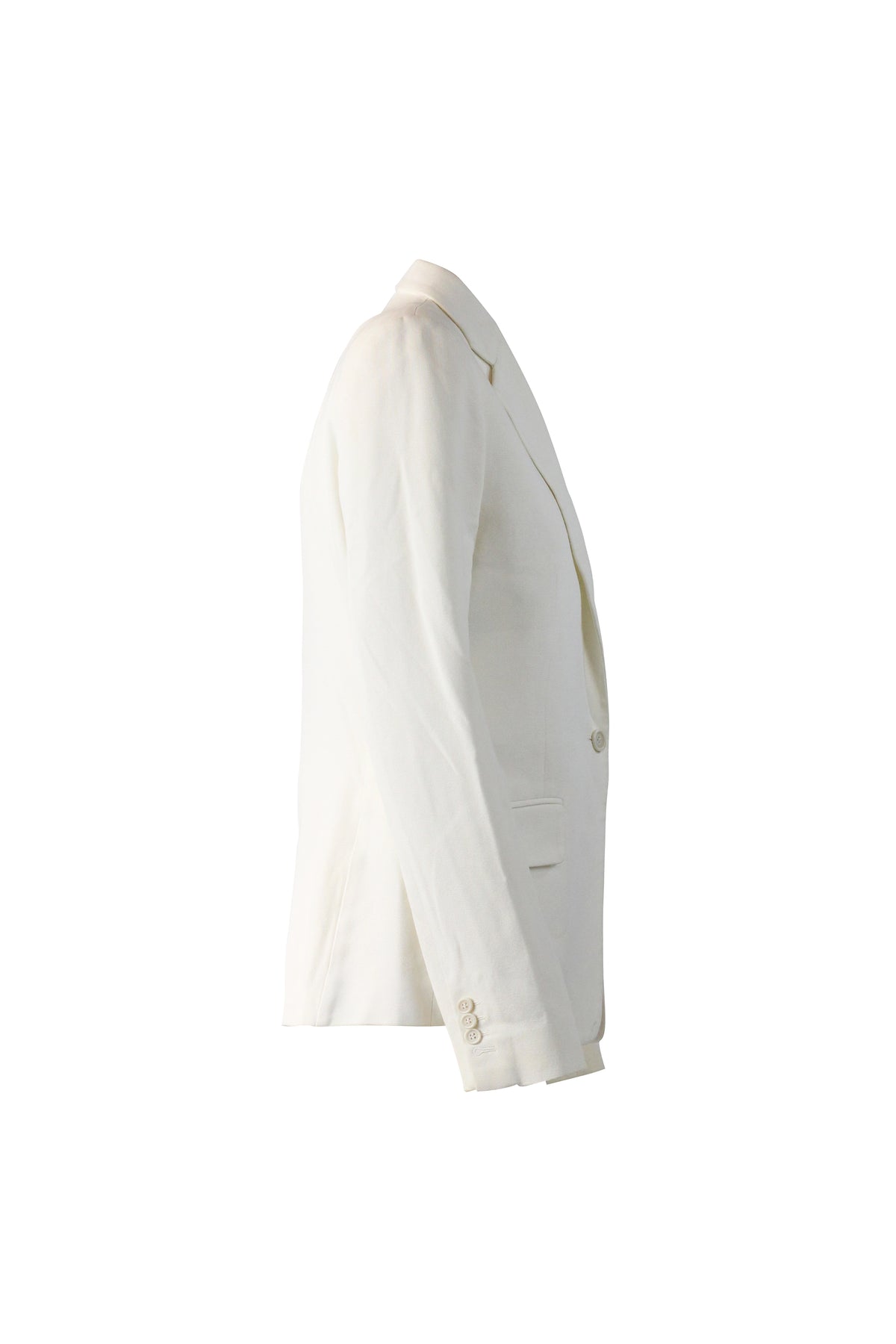 Cotton Open-Back Blazer