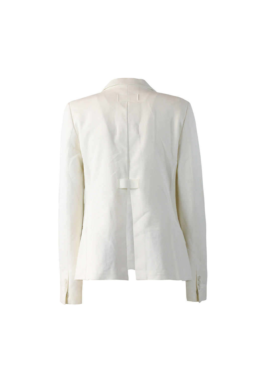 Cotton Open-Back Blazer