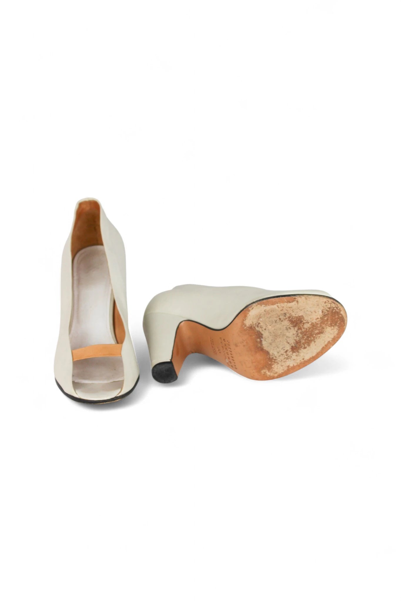 Off-White Pumps with Block Heel