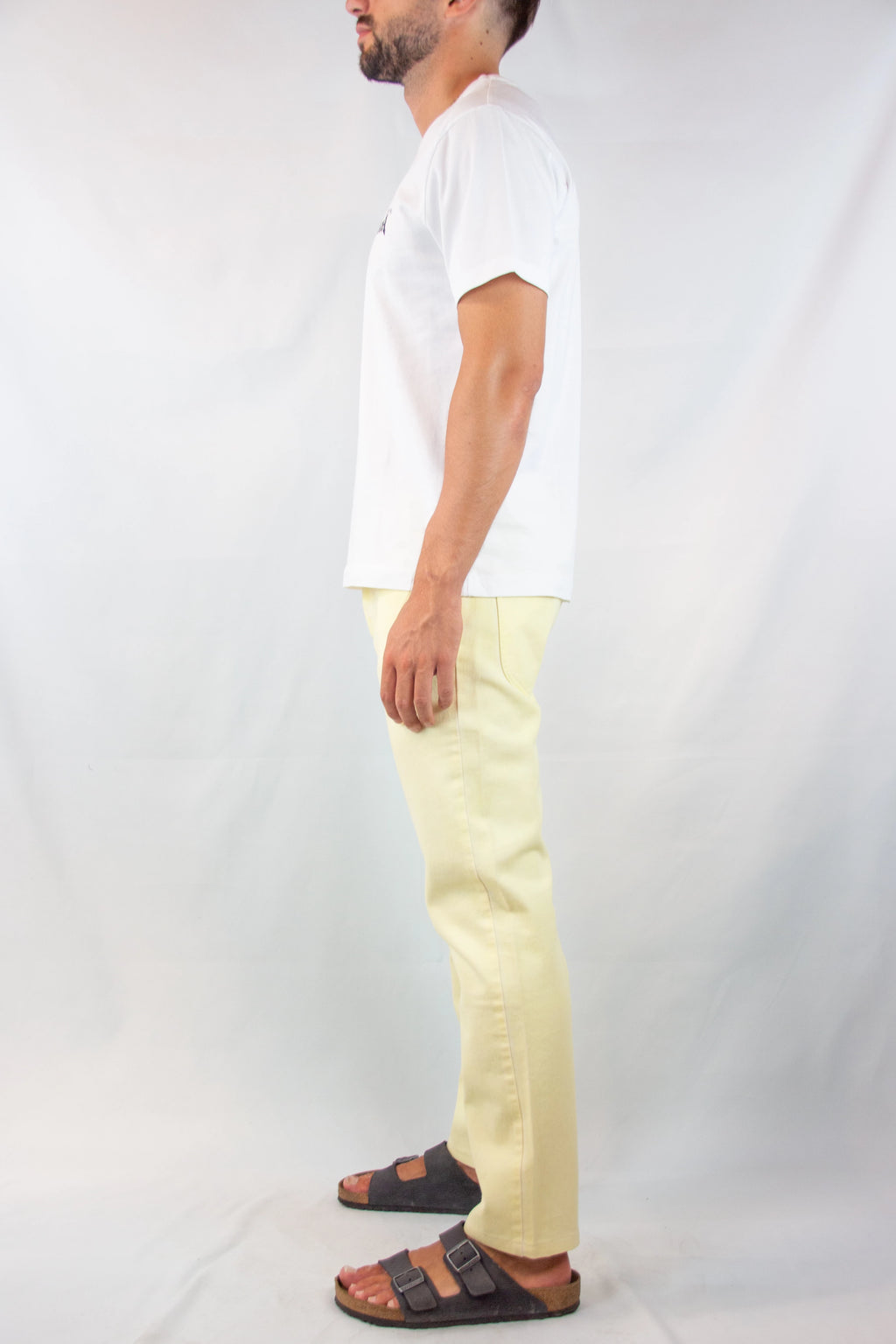Butter Yellow Regular Fit Denim