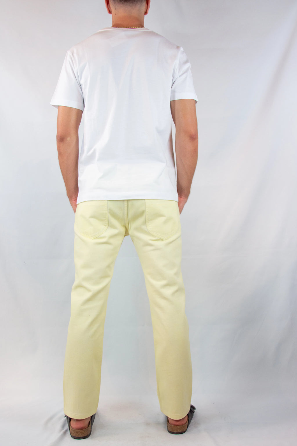 Butter Yellow Regular Fit Denim