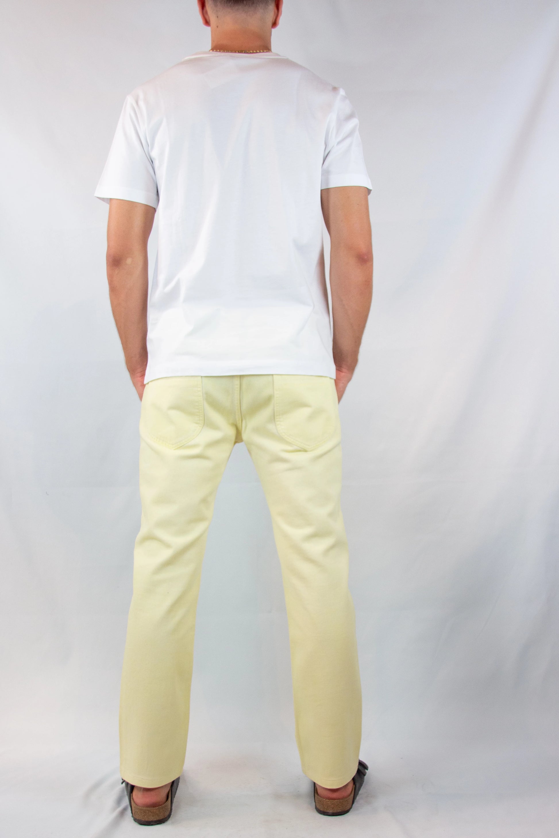 Butter Yellow Regular Fit Denim