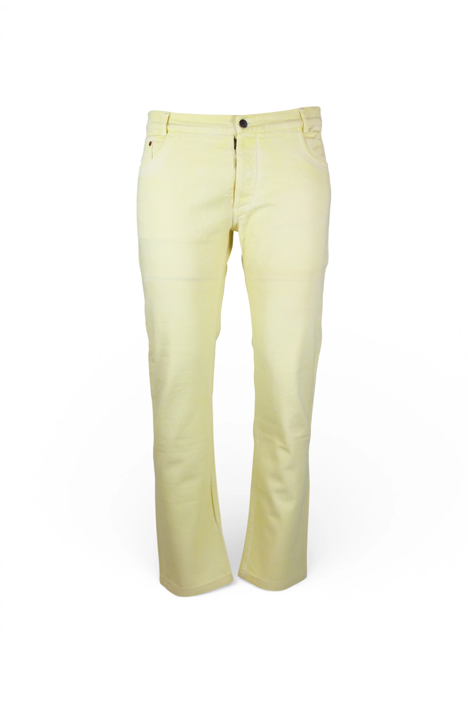 Butter Yellow Regular Fit Denim