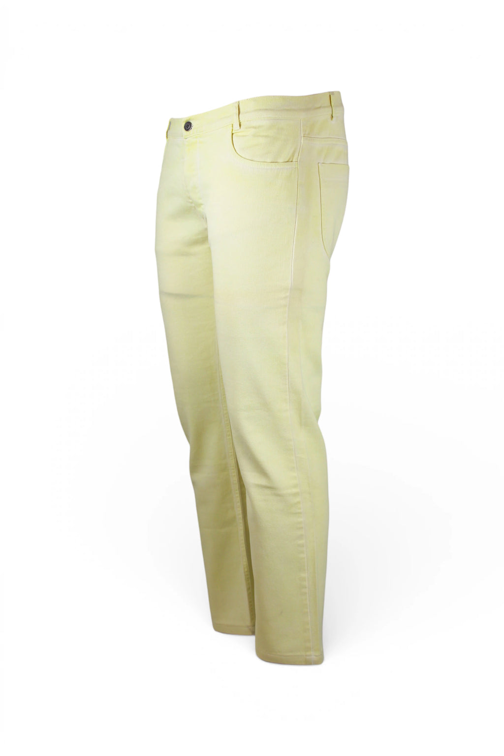 Butter Yellow Regular Fit Denim