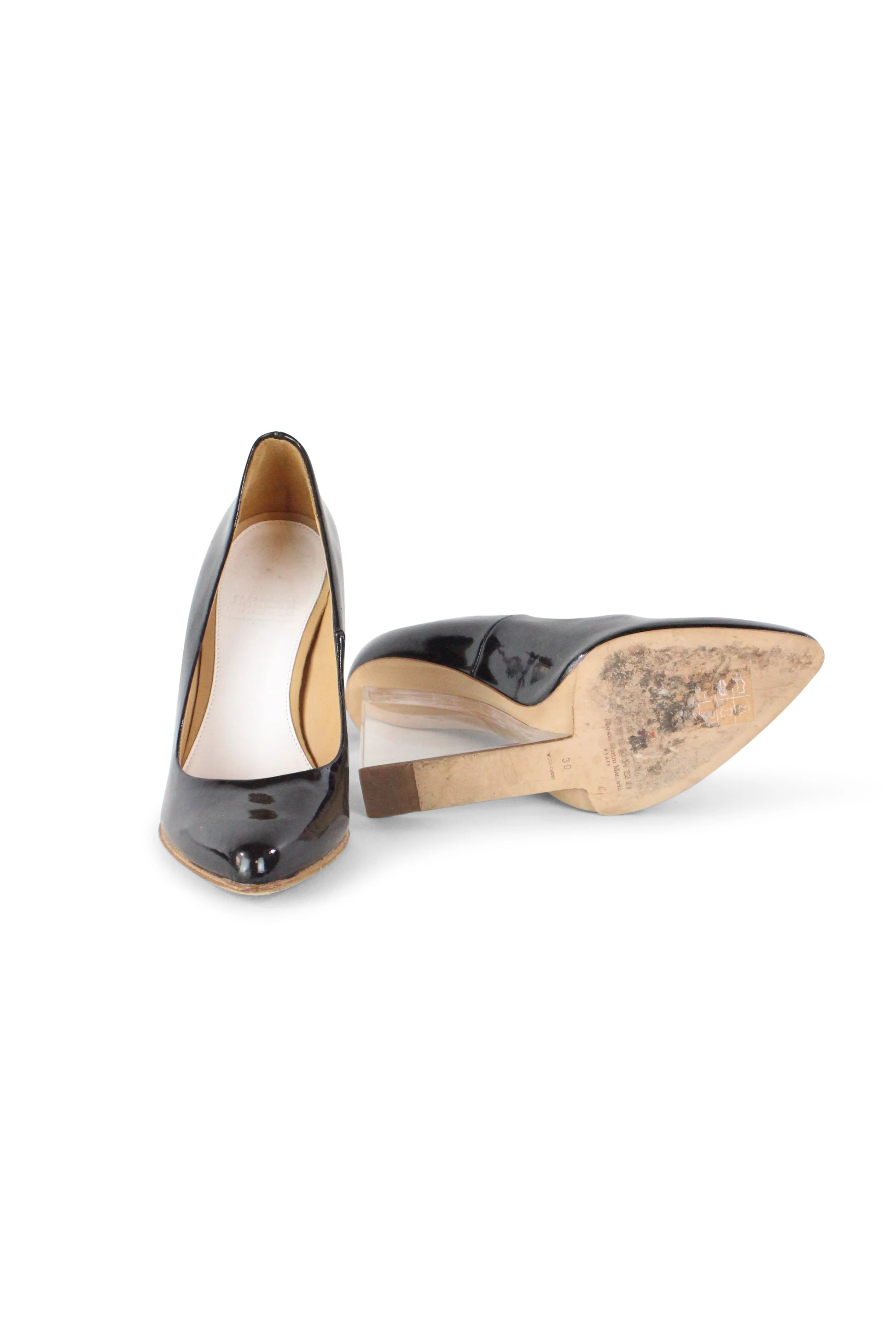 Patent pump with transparent wedge