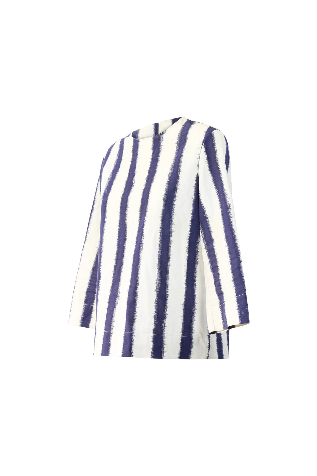 Ikat Stripe Cotton Top