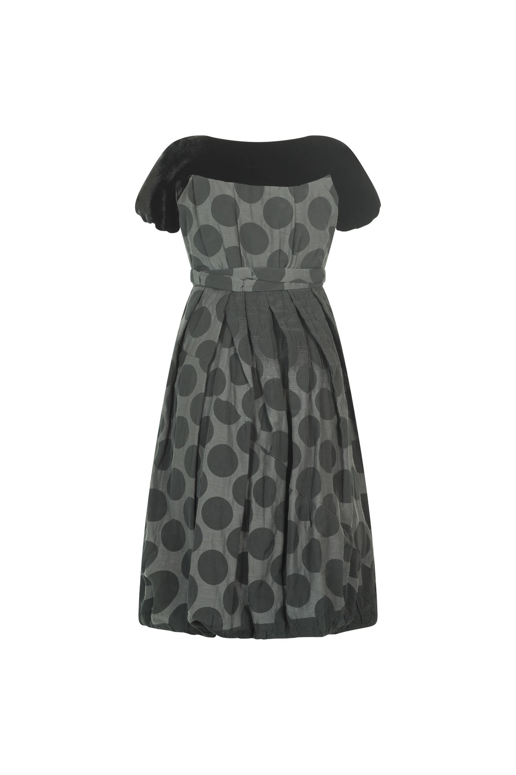 Pois empire cut dress