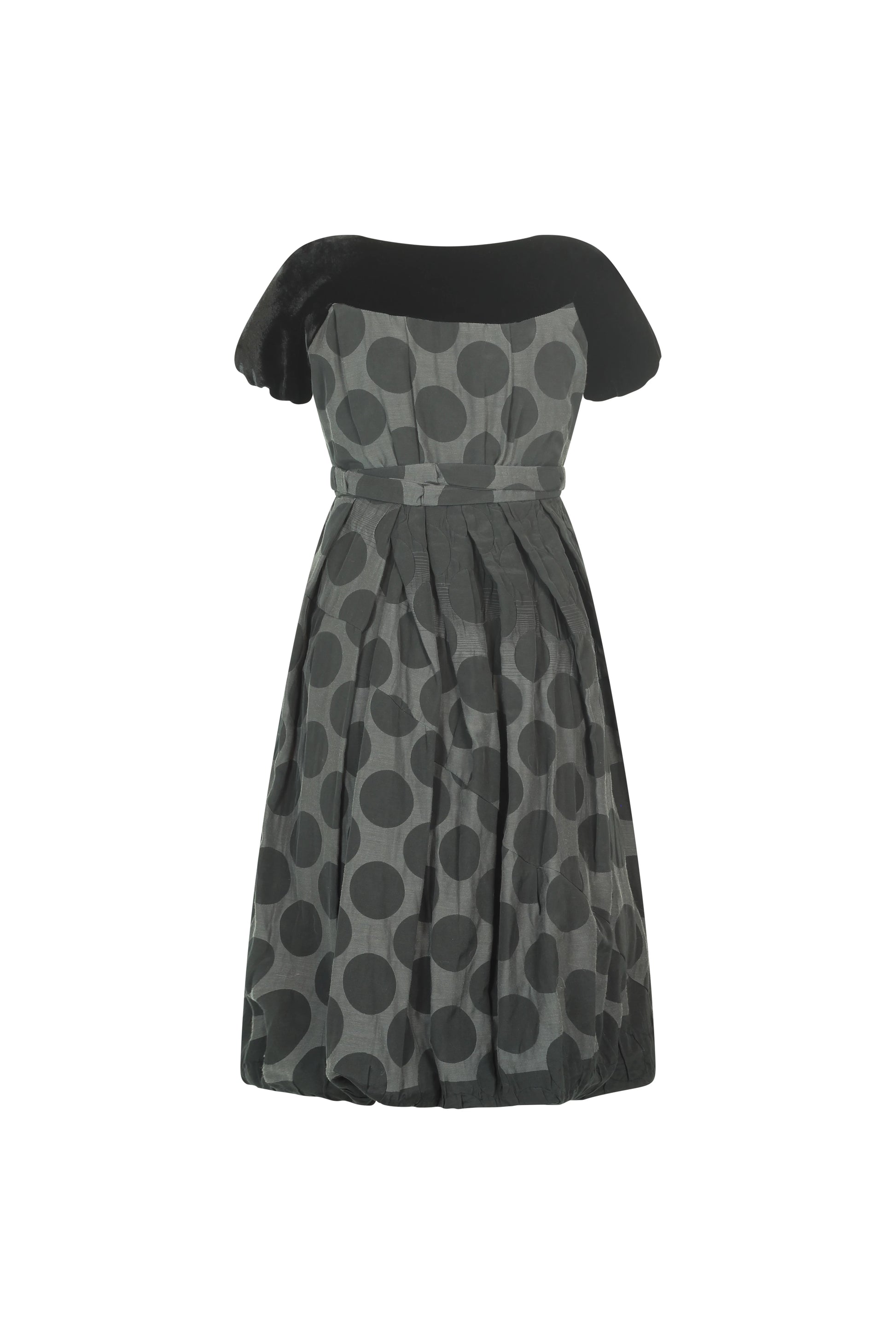Pois empire cut dress