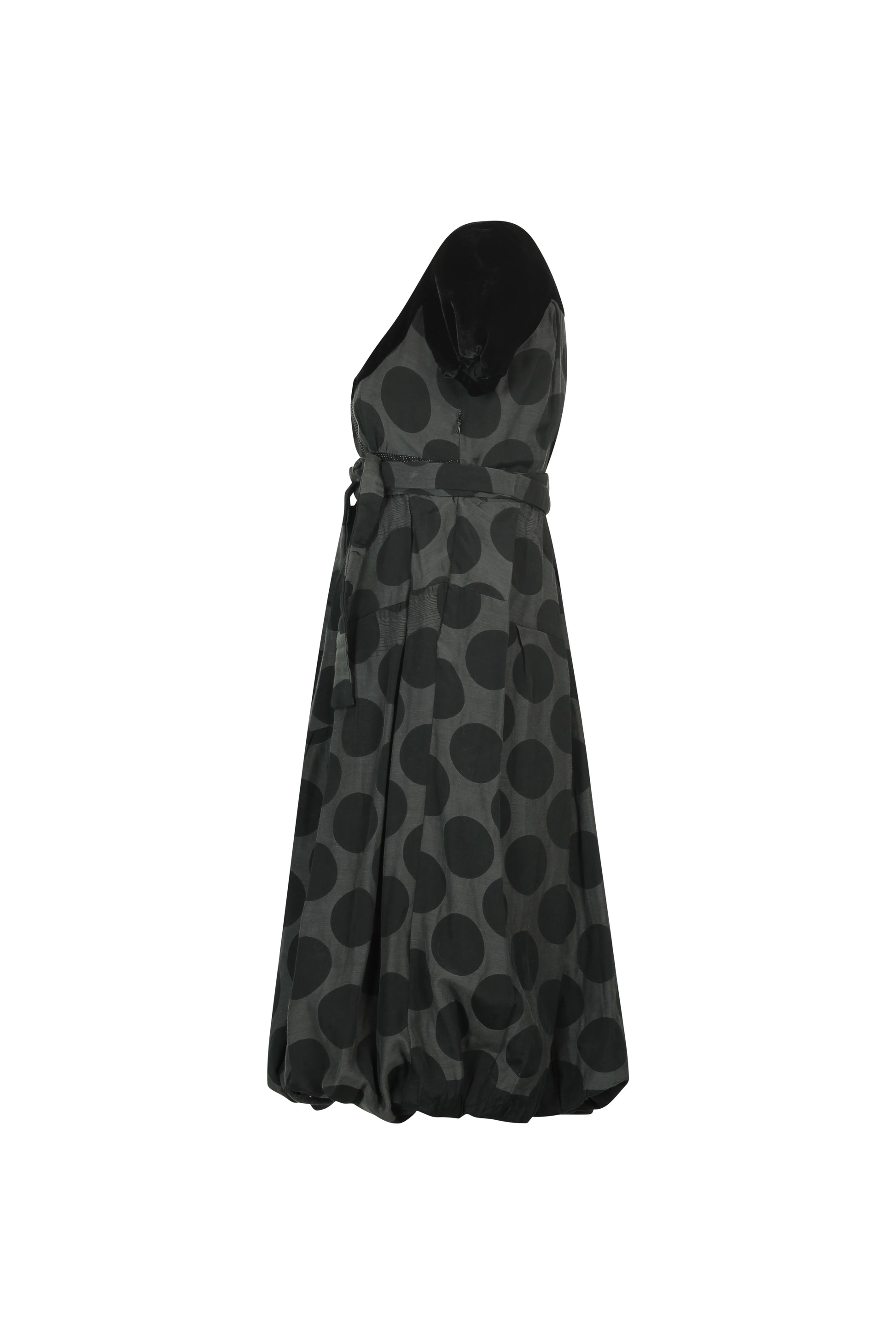 Pois empire cut dress