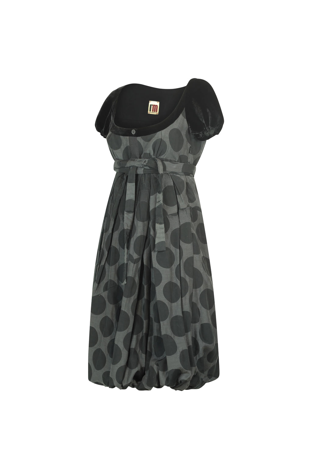 Pois empire cut dress