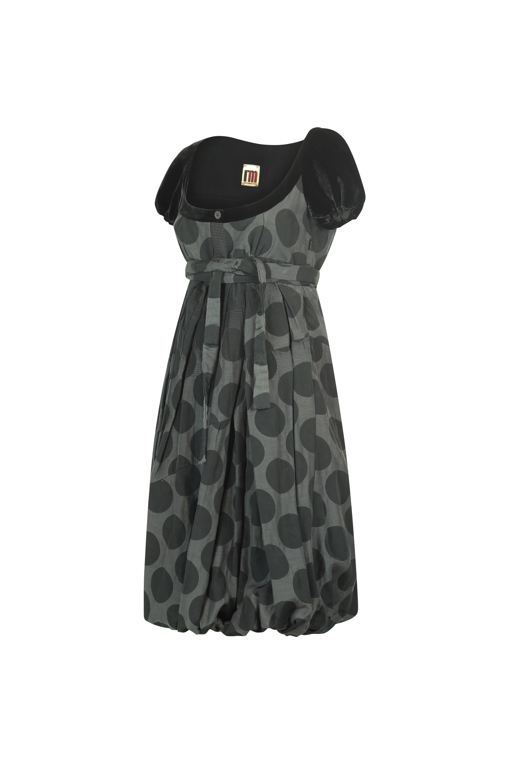 Pois empire cut dress