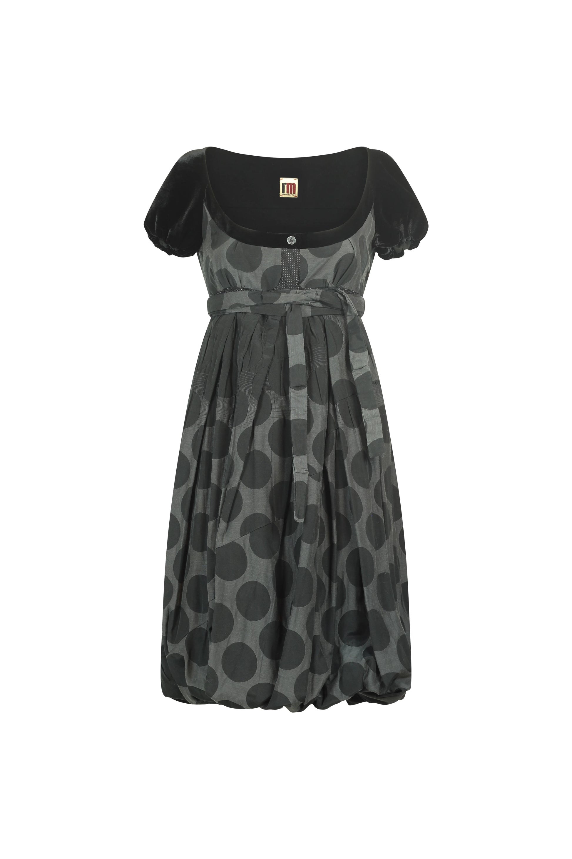 Pois empire cut dress