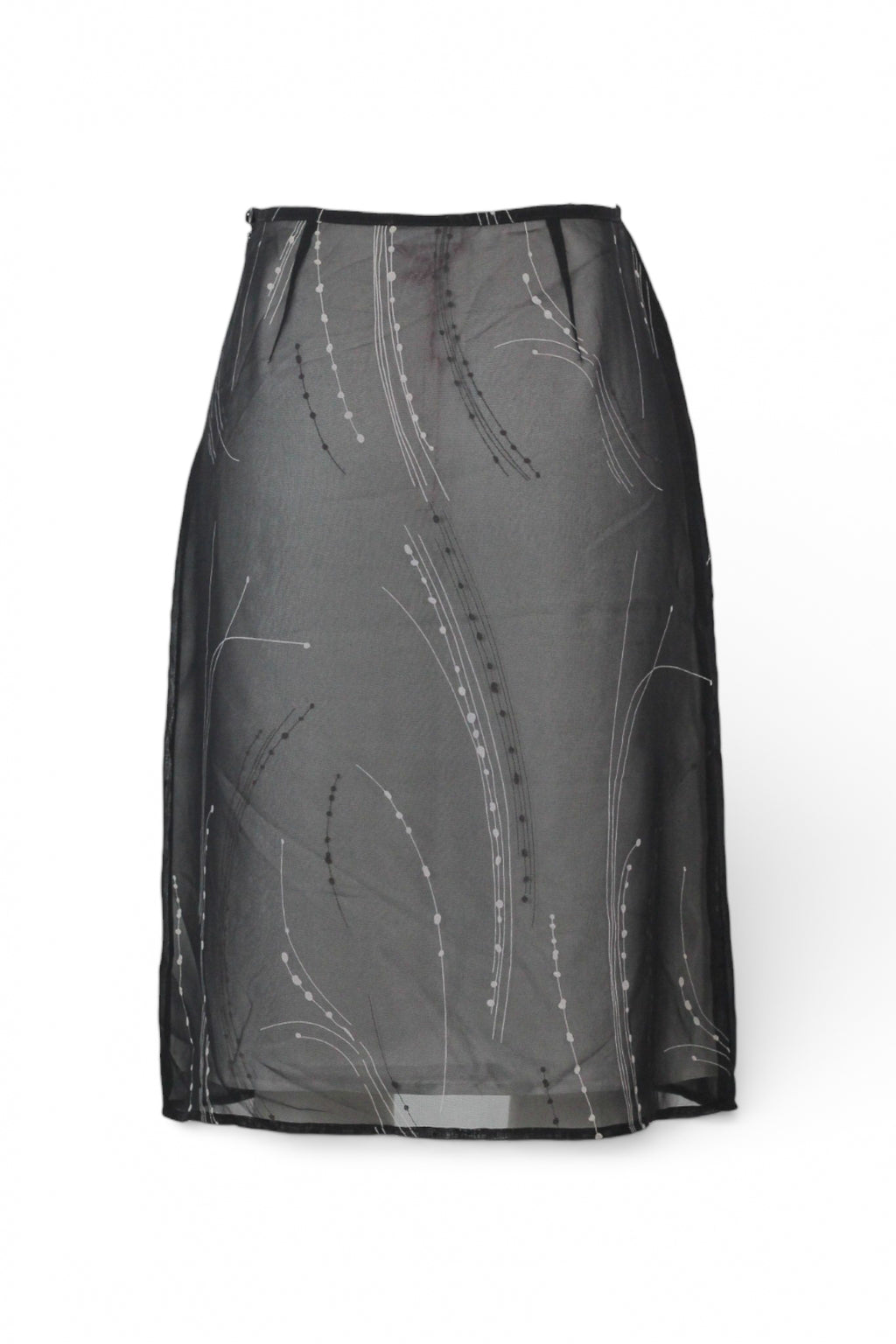 Silk Chiffon Skirt with Layers