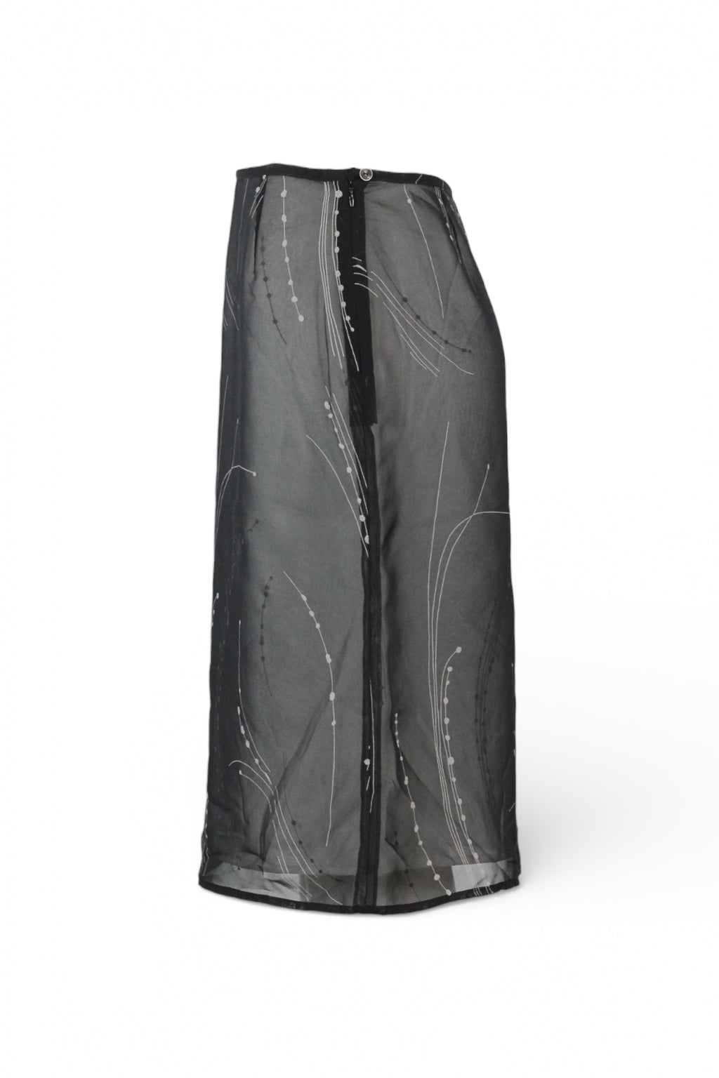 Silk Chiffon Skirt with Layers