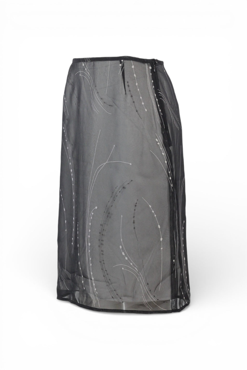Silk Chiffon Skirt with Layers