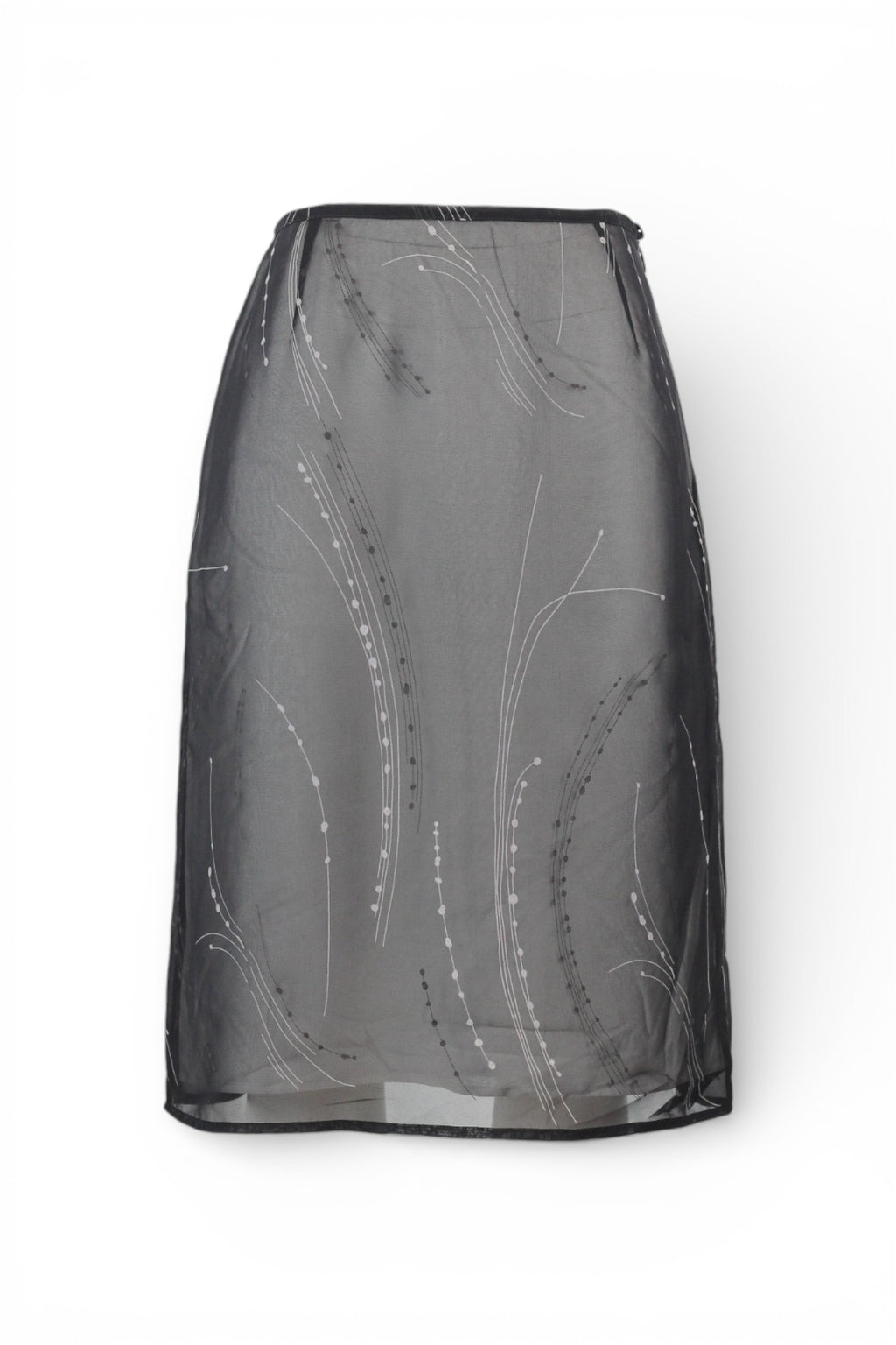 Silk Chiffon Skirt with Layers