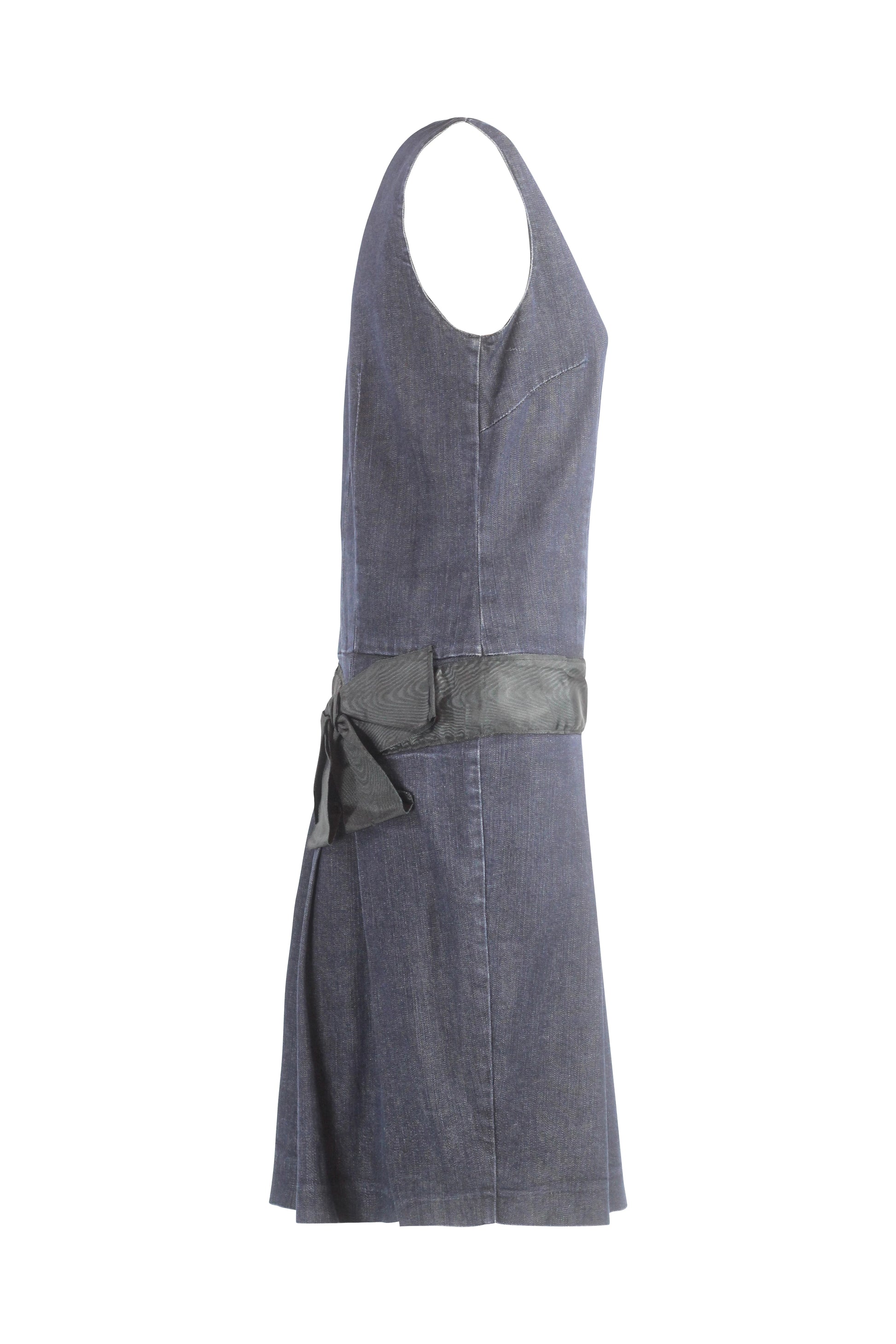 Dark Denim Sleeveless Dress