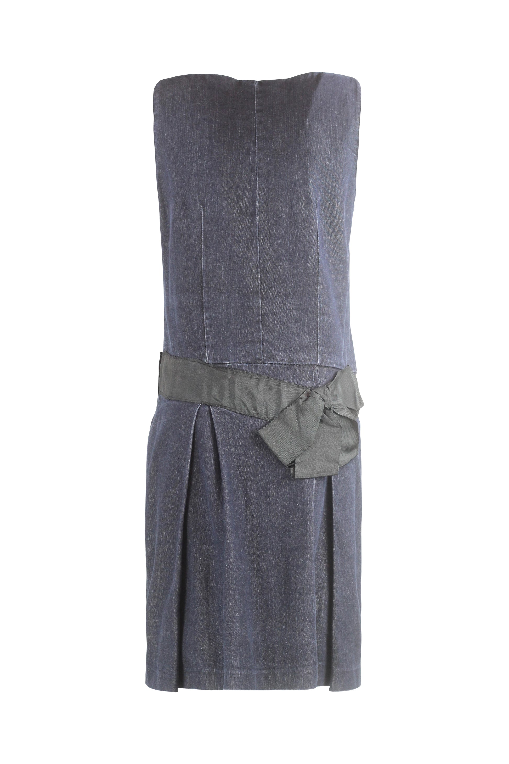 Dark Denim Sleeveless Dress