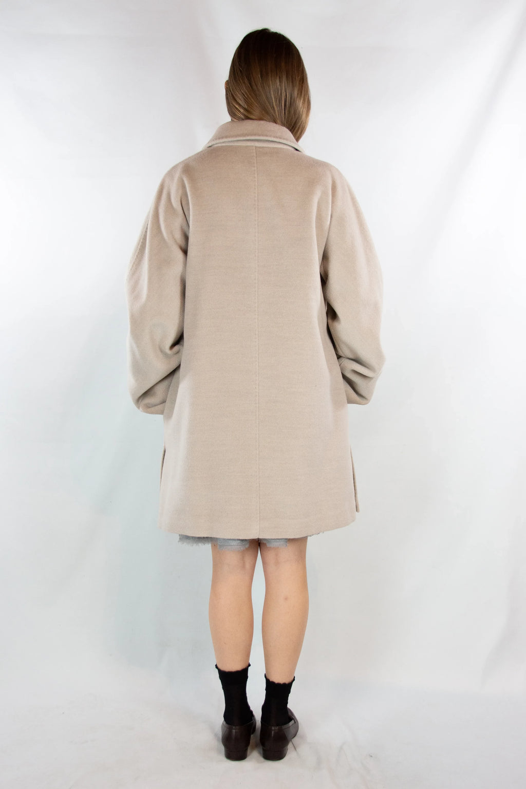 Gray Cashmere Coat