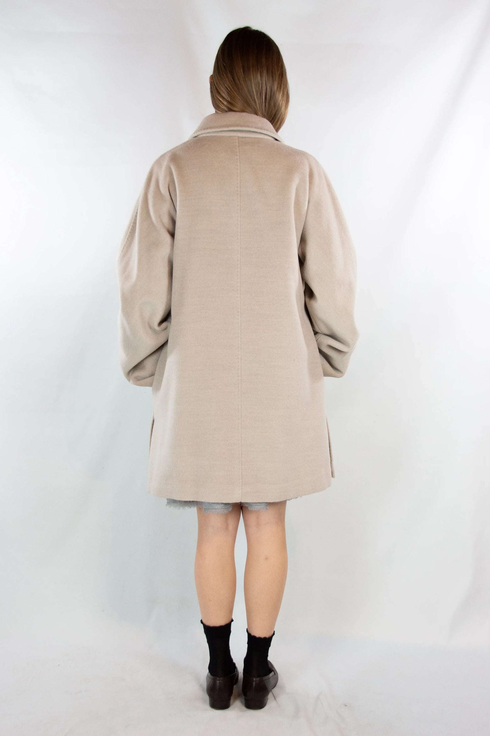 Gray Cashmere Coat