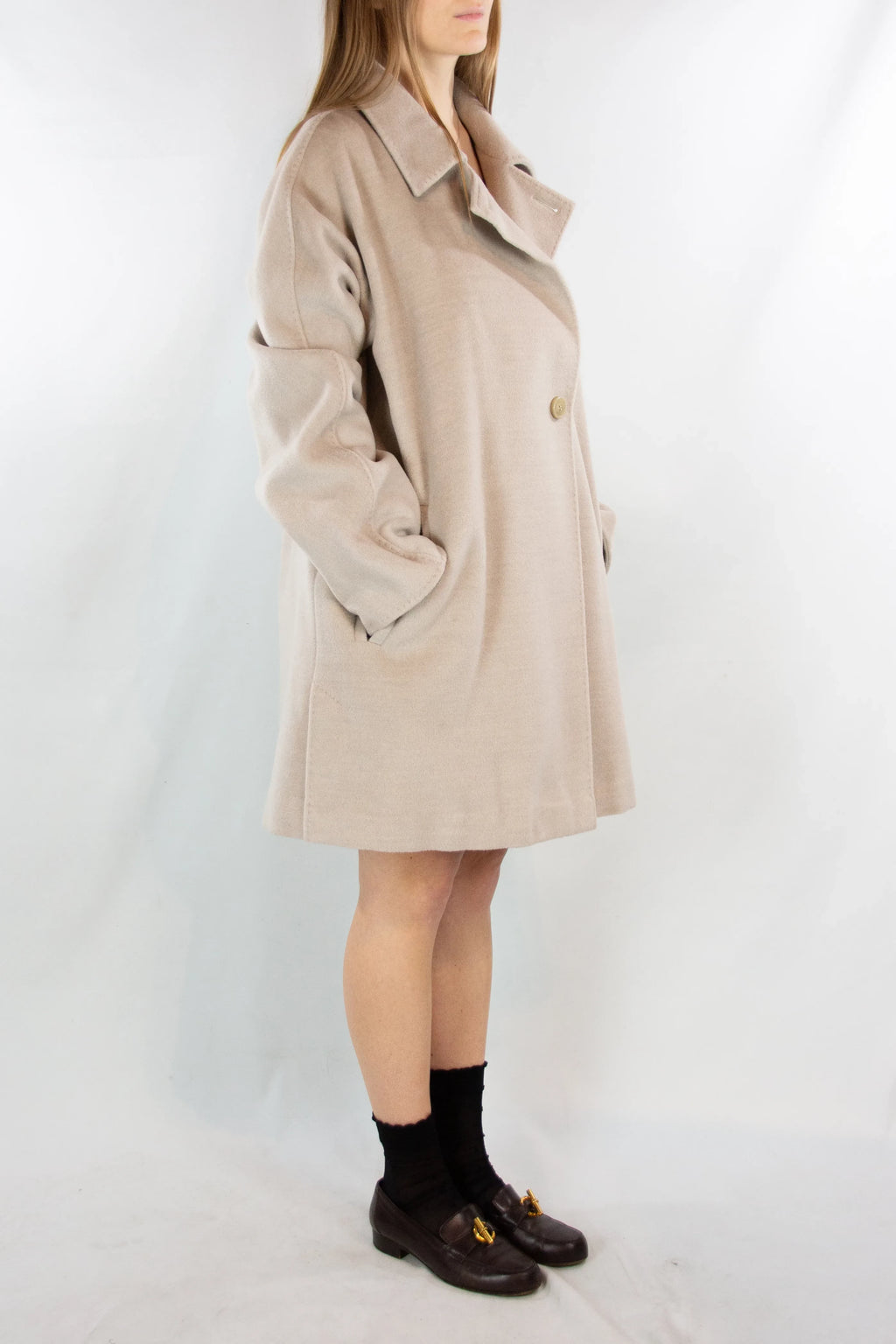 Gray Cashmere Coat
