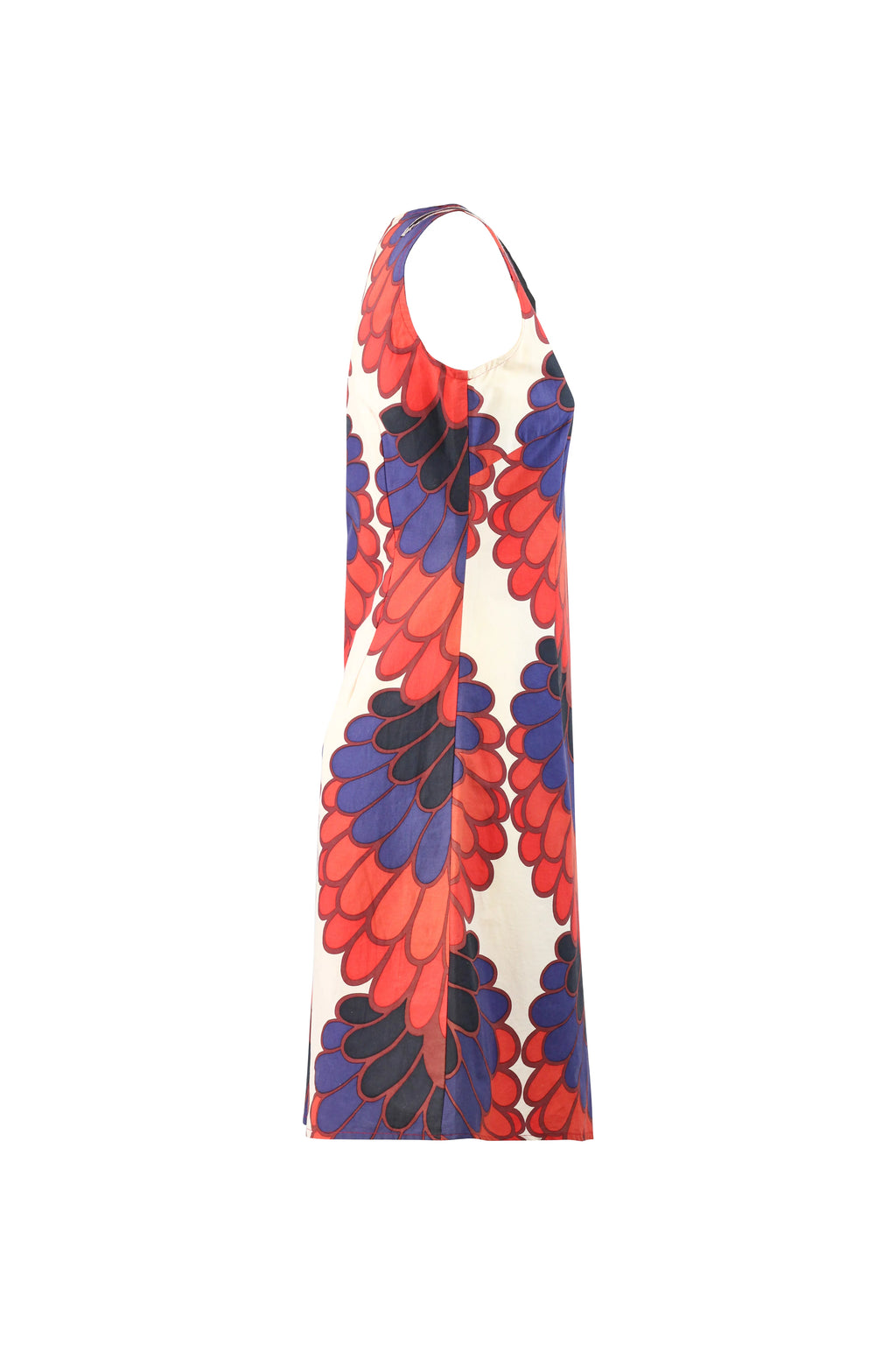 Graphic Floral Cotton Shift Dress SS2005
