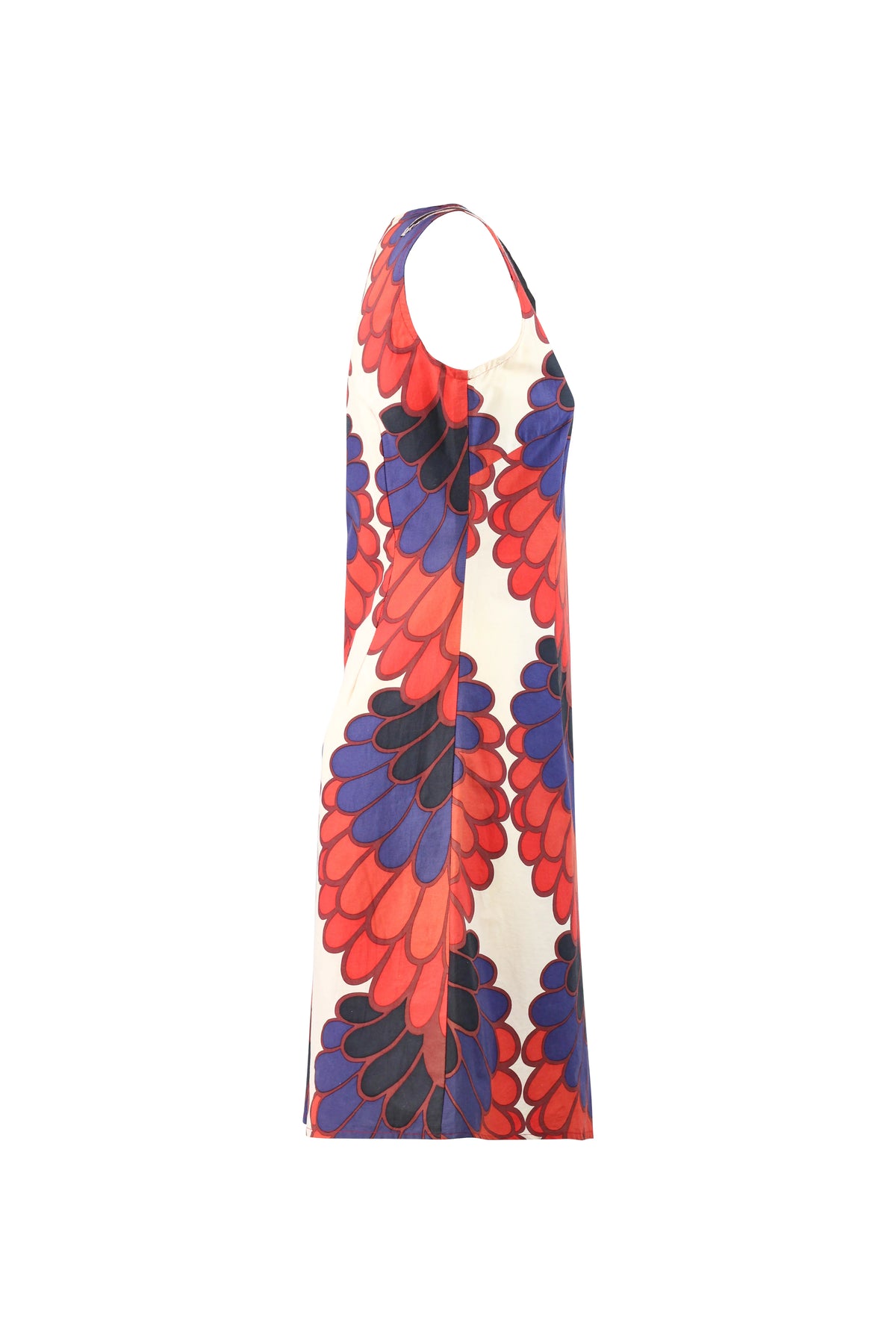 Graphic Floral Cotton Shift Dress SS2005