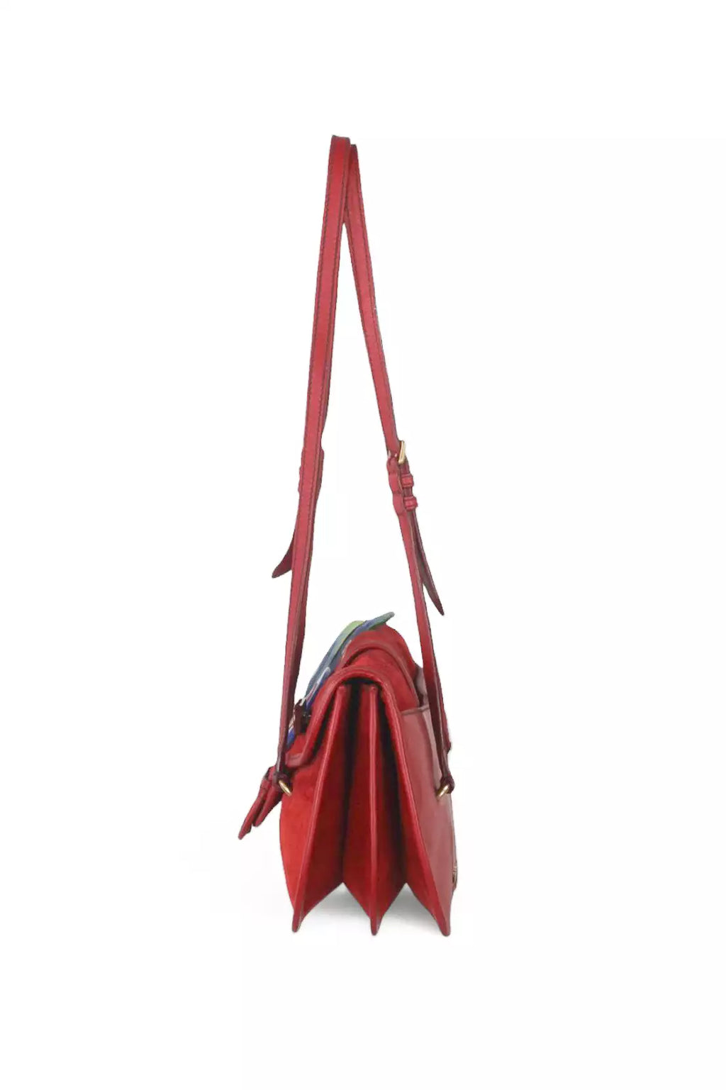 Red Suede Shoulder Bag SS2005