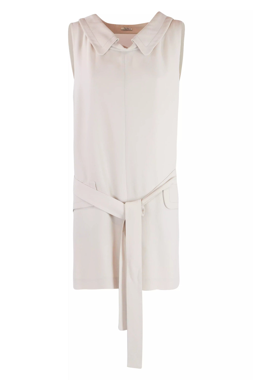 Cream Sculptural Wrap Dress FW2009