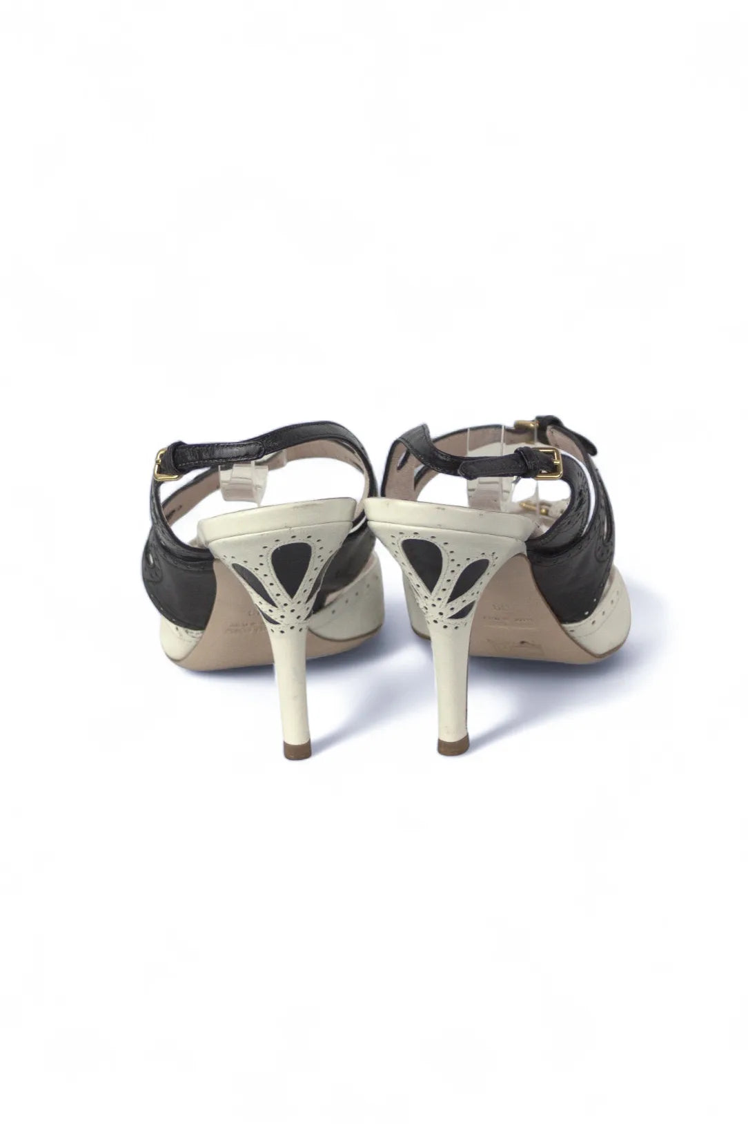 Black and white decorated sandal SS2011 - MALISTO