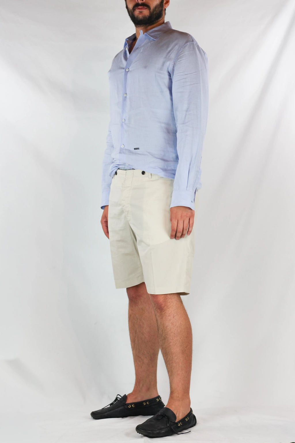 Cotton Tailored Bermuda Shorts