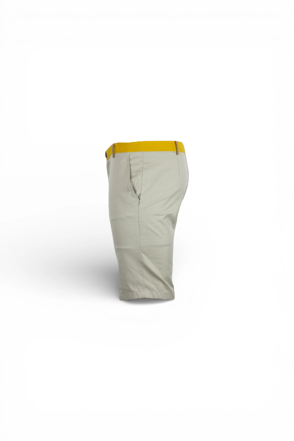 Beige Cotton Bermuda Shorts