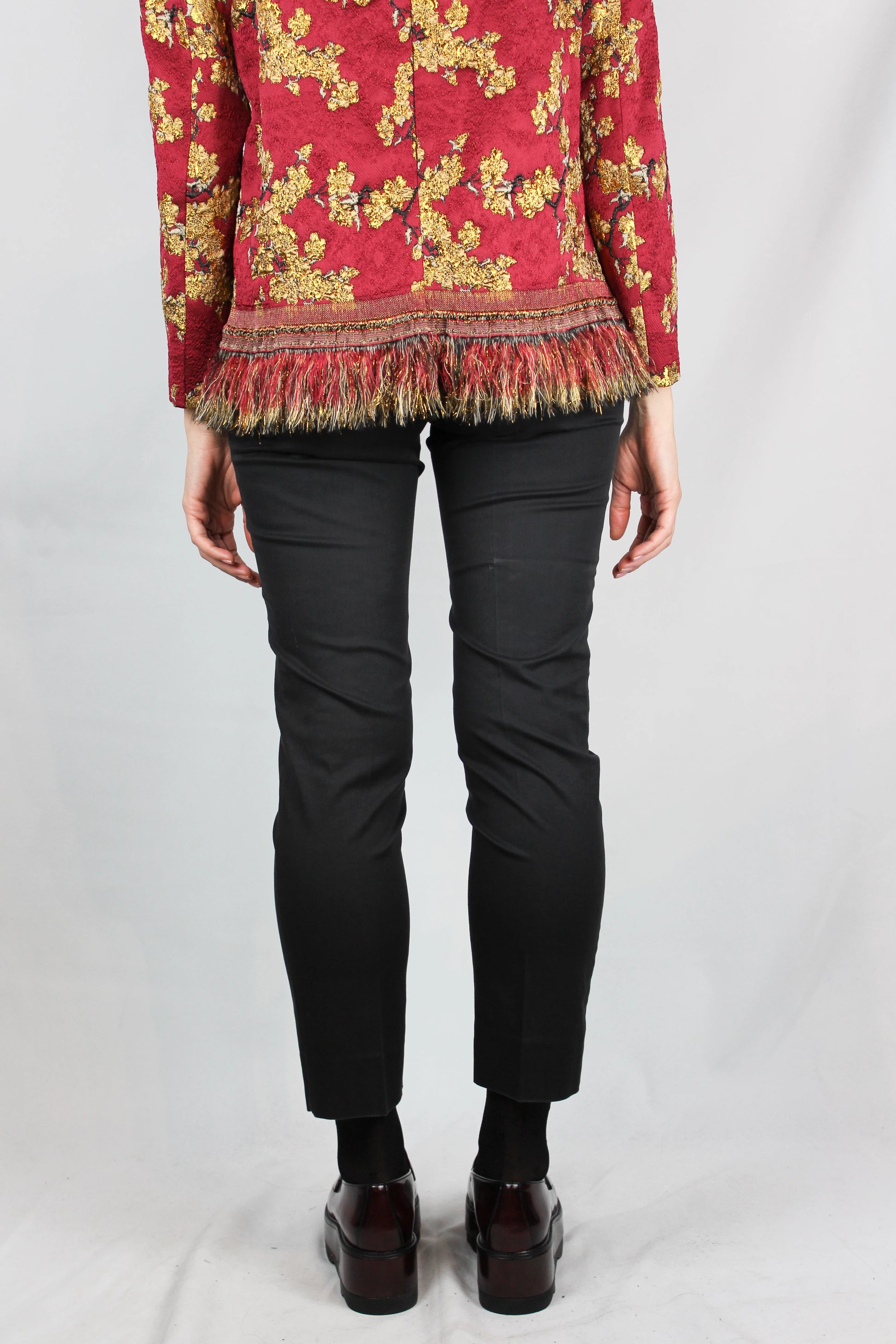 Black Slim-Fit Chino Trousers in Stretch Cotton
