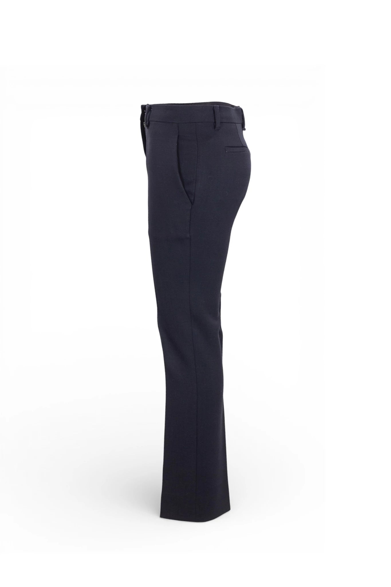 Black Tailored Trousers with Tapered Leg