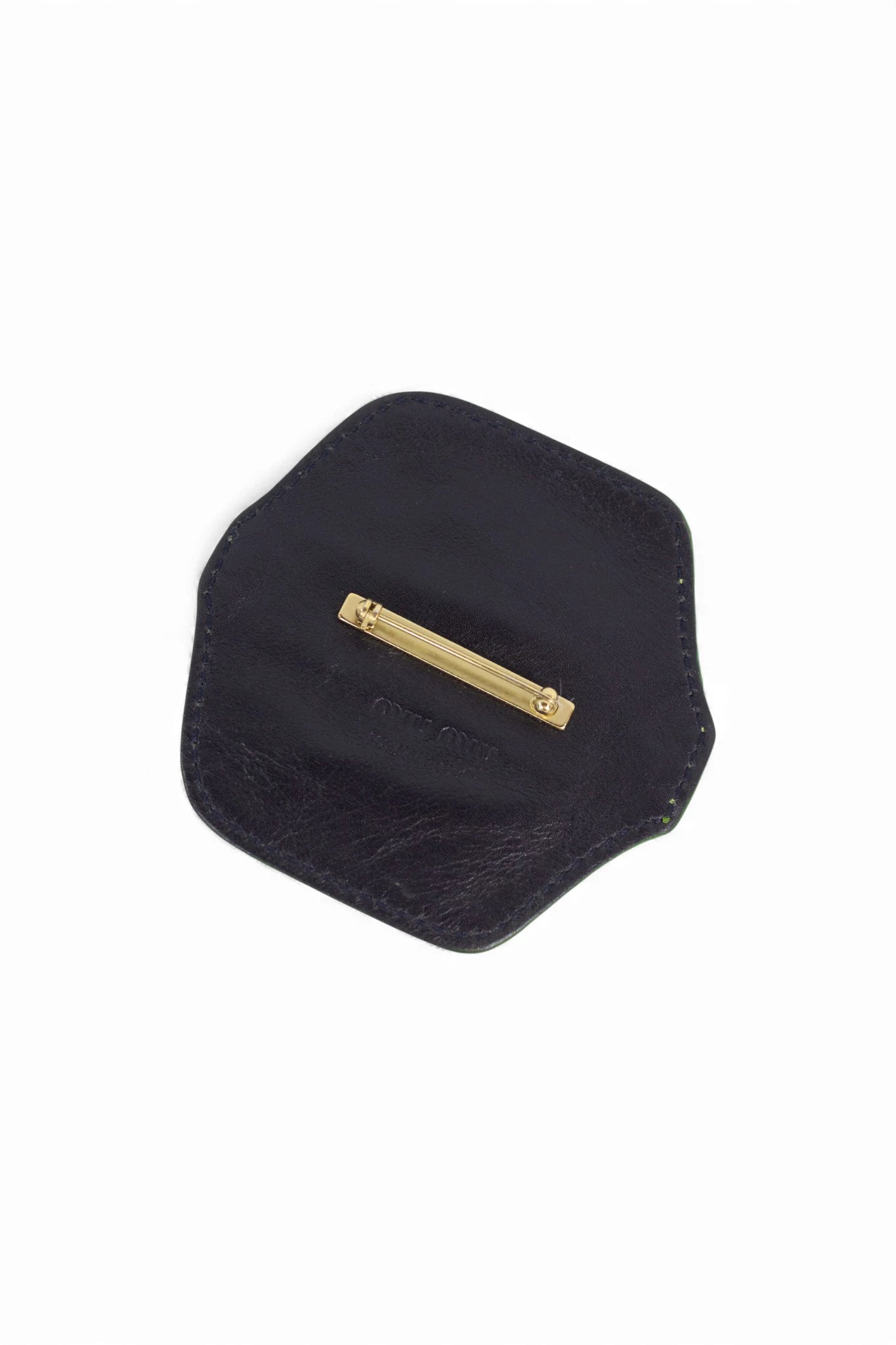 Blue and Green Suede Pin SS2005