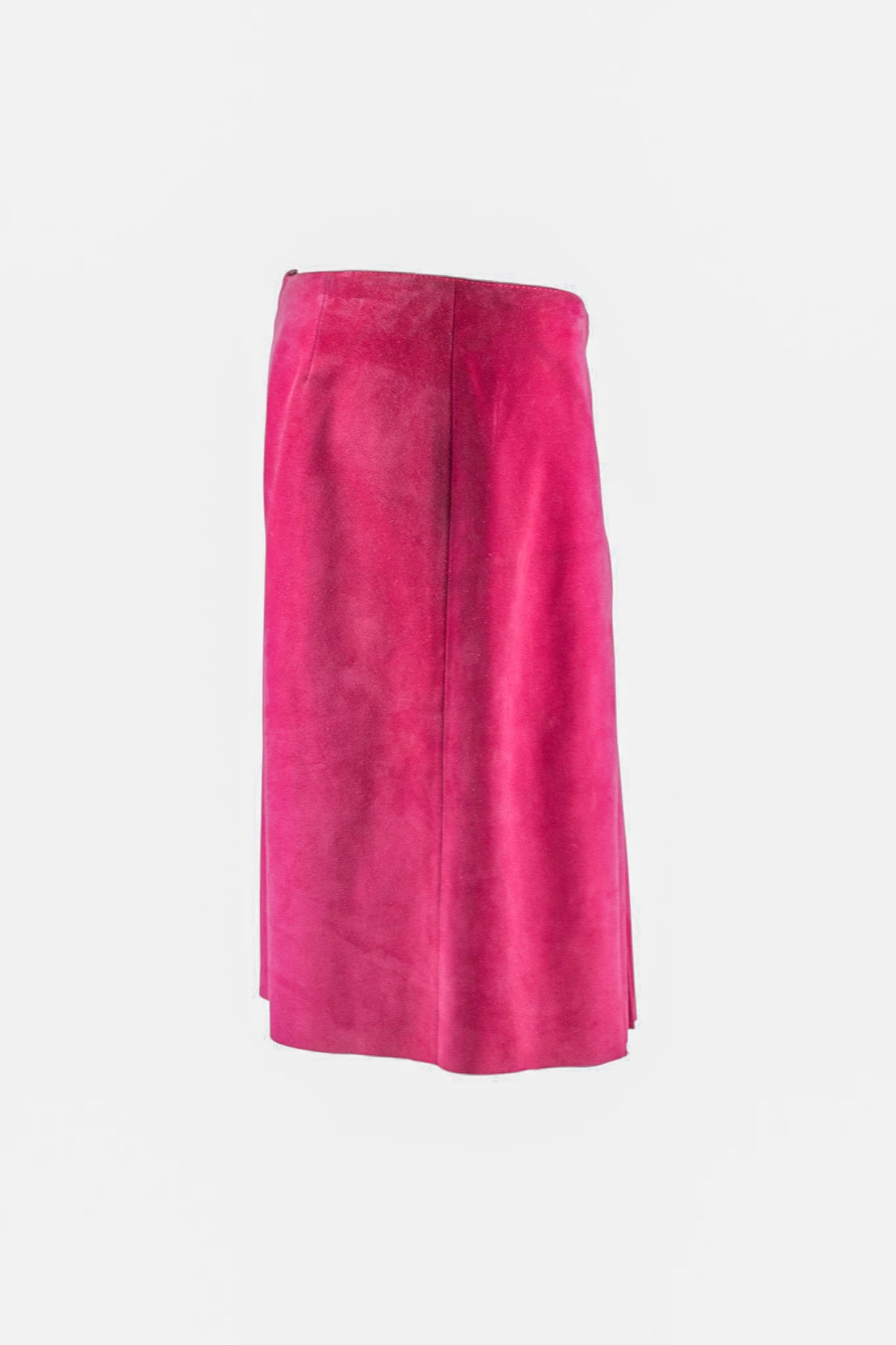 Pleated Suede Skirt SS1999
