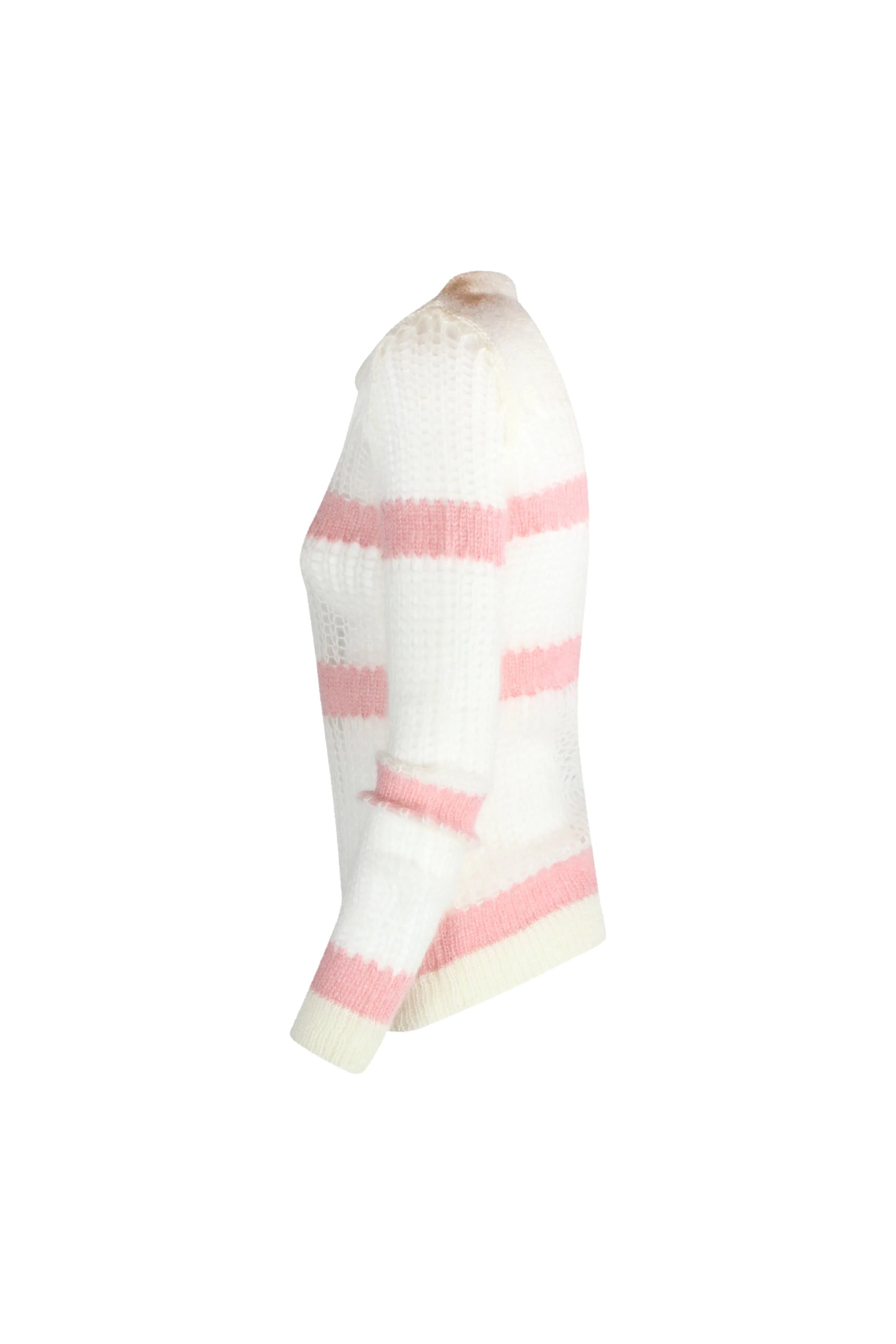 Striped pink loose sweater