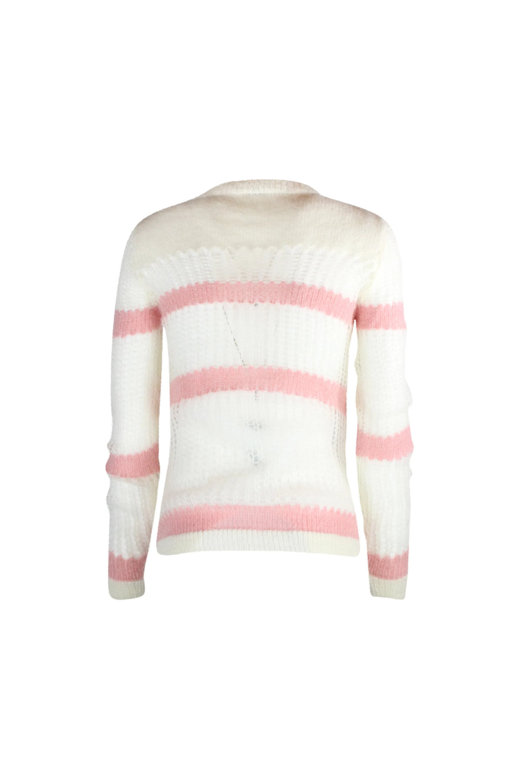 Striped pink loose sweater