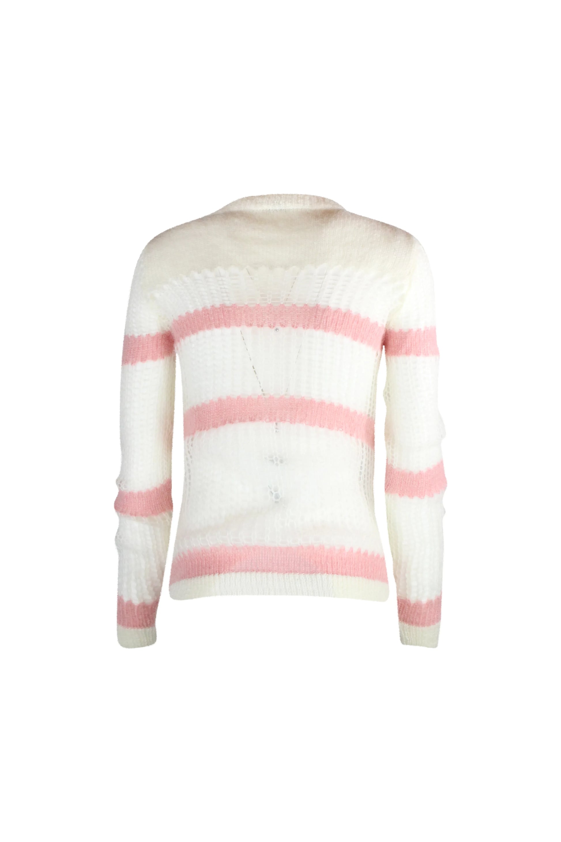 Striped pink loose sweater