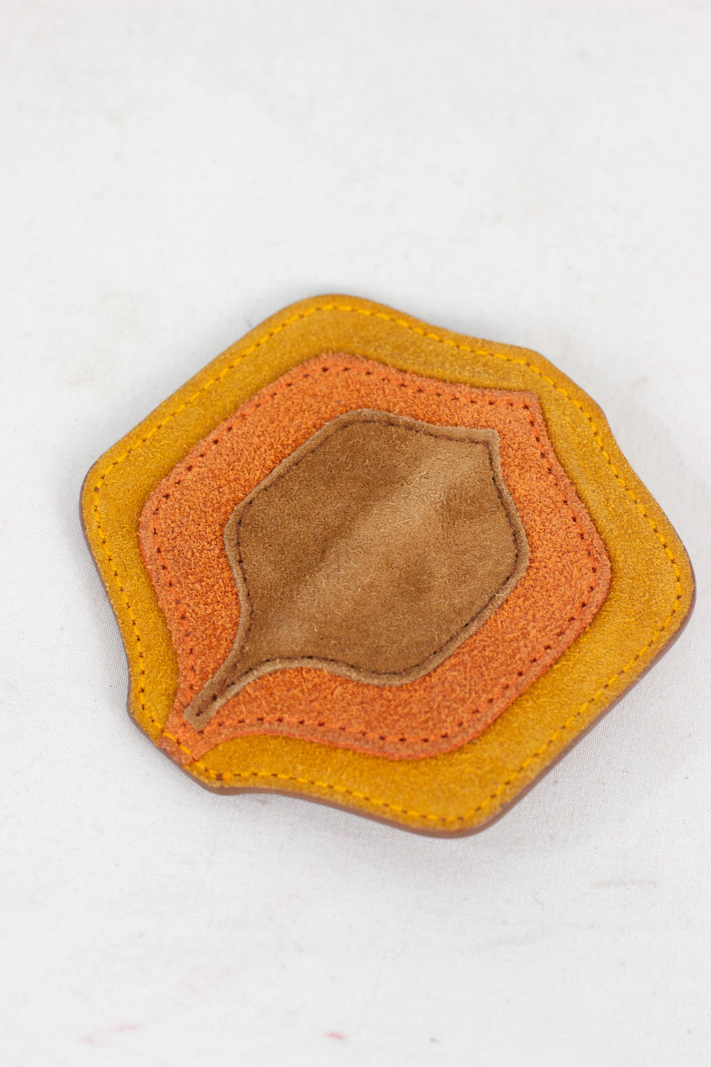 Orange Suede Pin SS2005