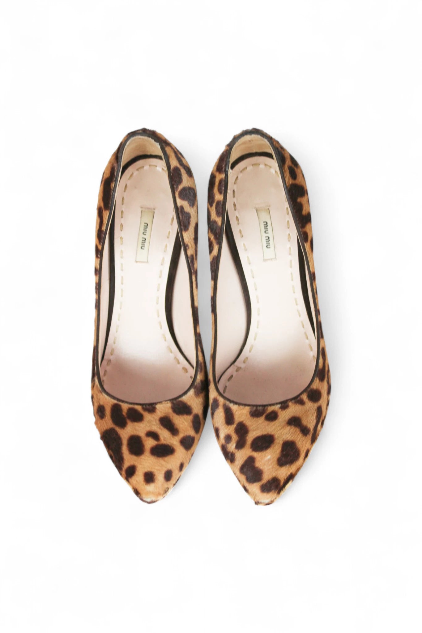 Leopard Print Pony Hair Pumps