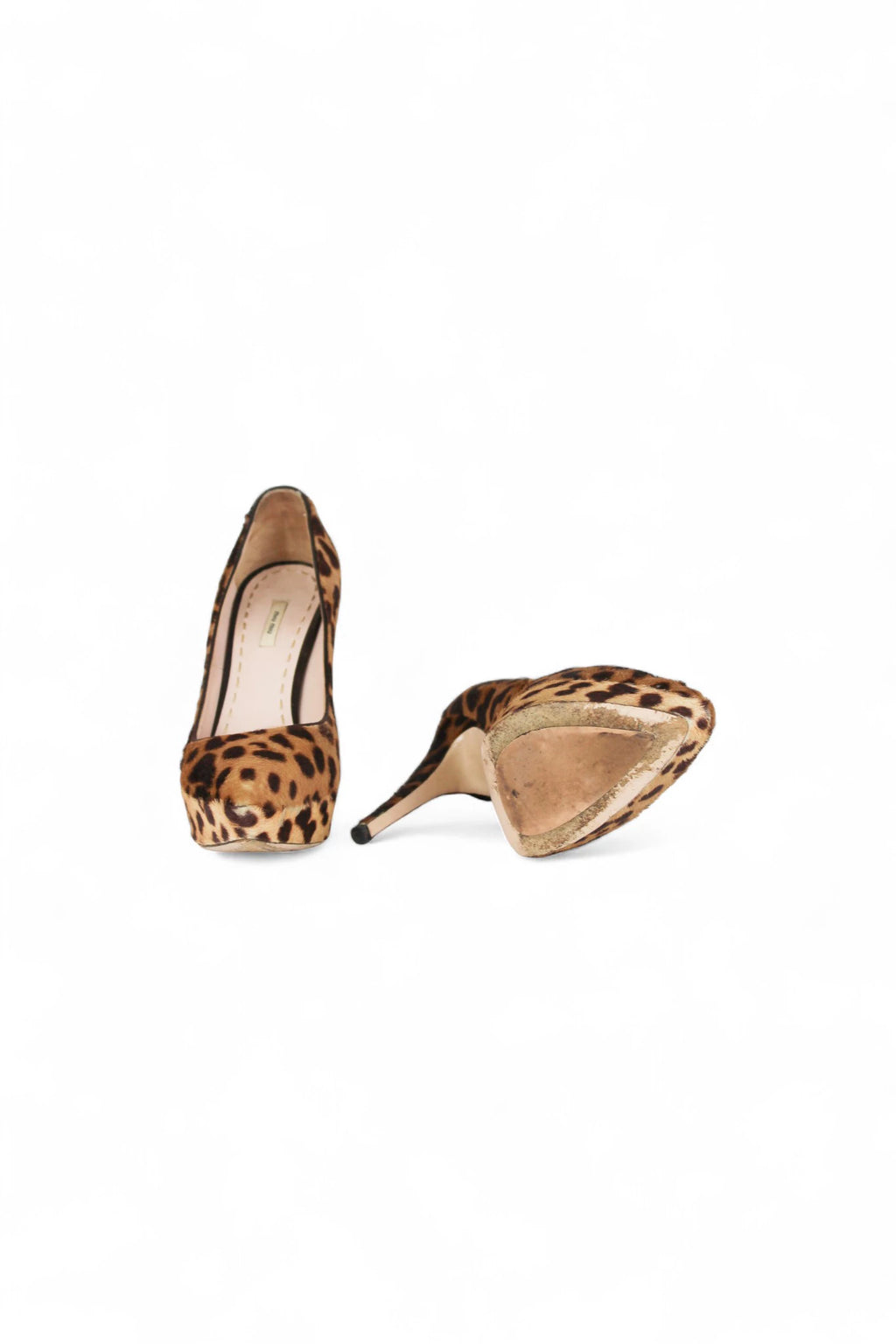 Leopard Print Pony Hair Pumps