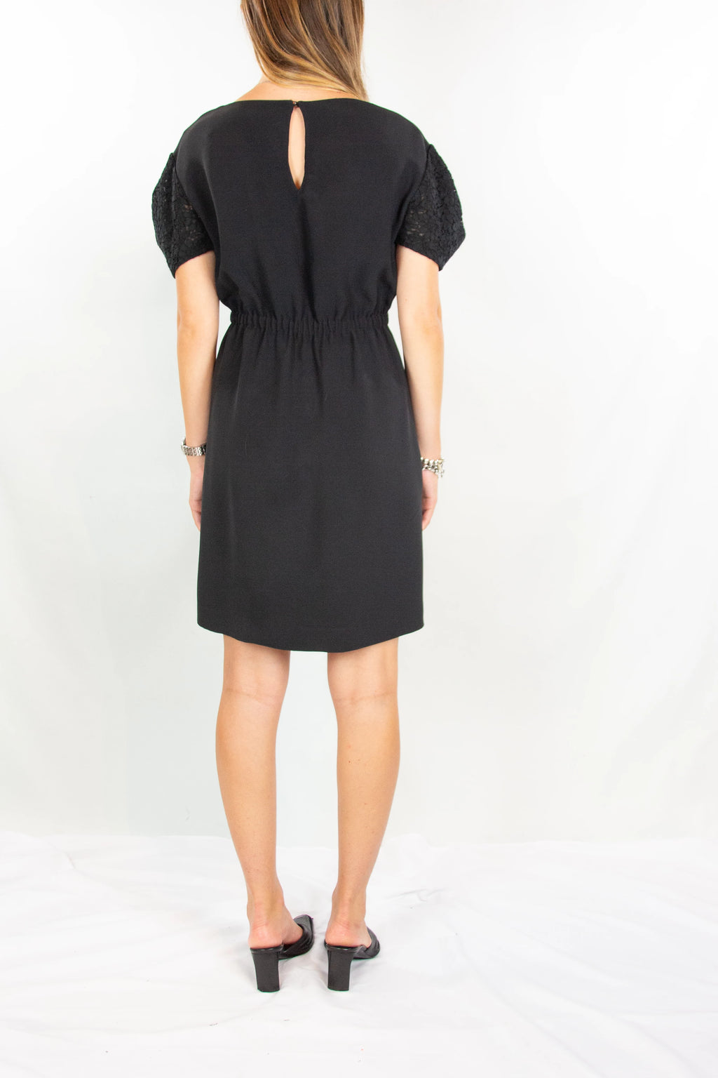 Puff sleeves dress