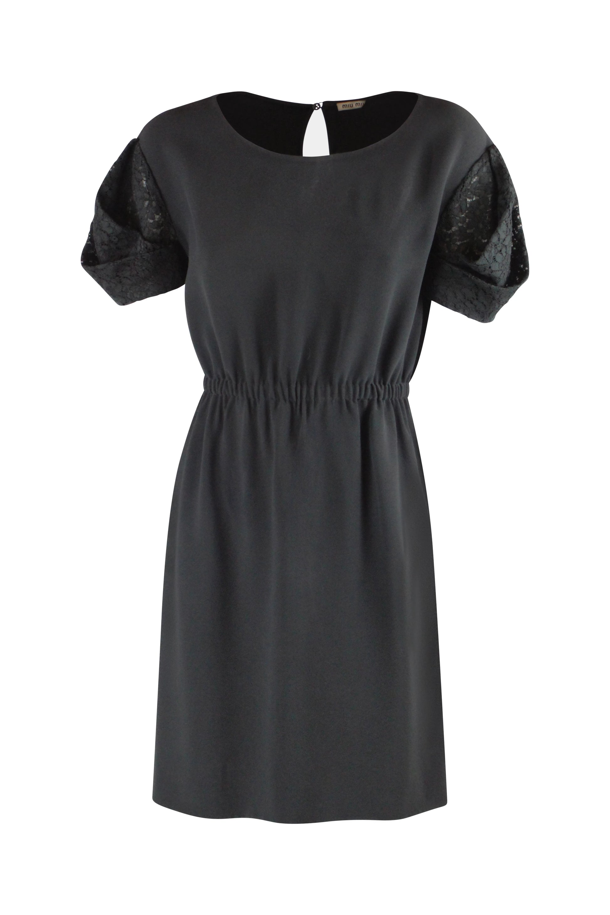 Puff sleeves dress