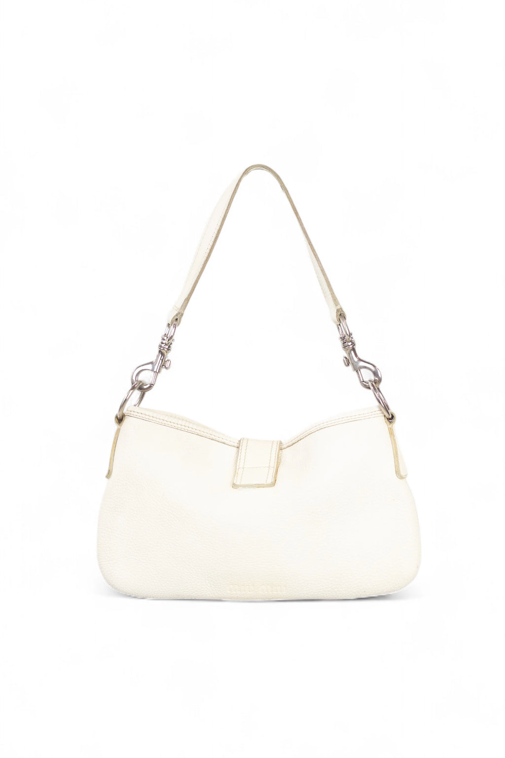 Textured Leather Shoulder Bag