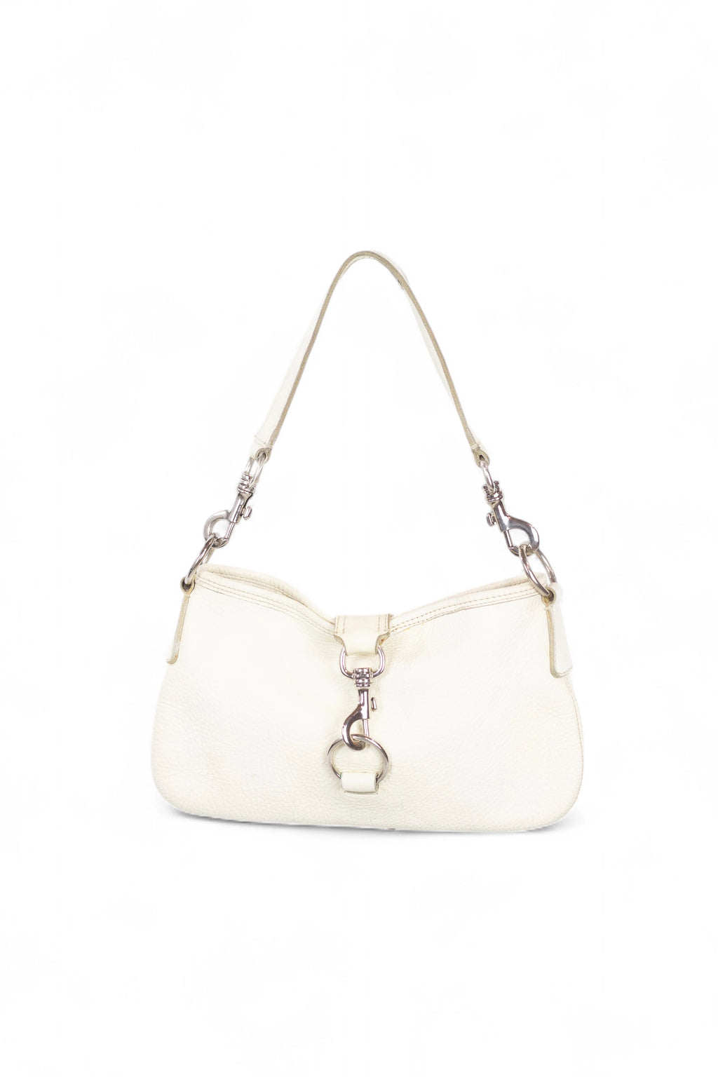 Textured Leather Shoulder Bag