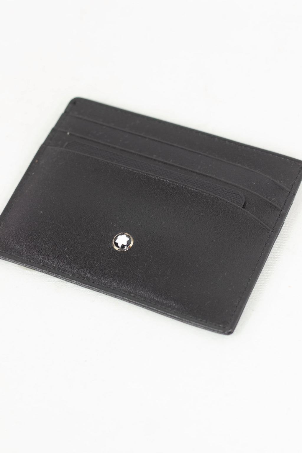 Black Leather Card Holder