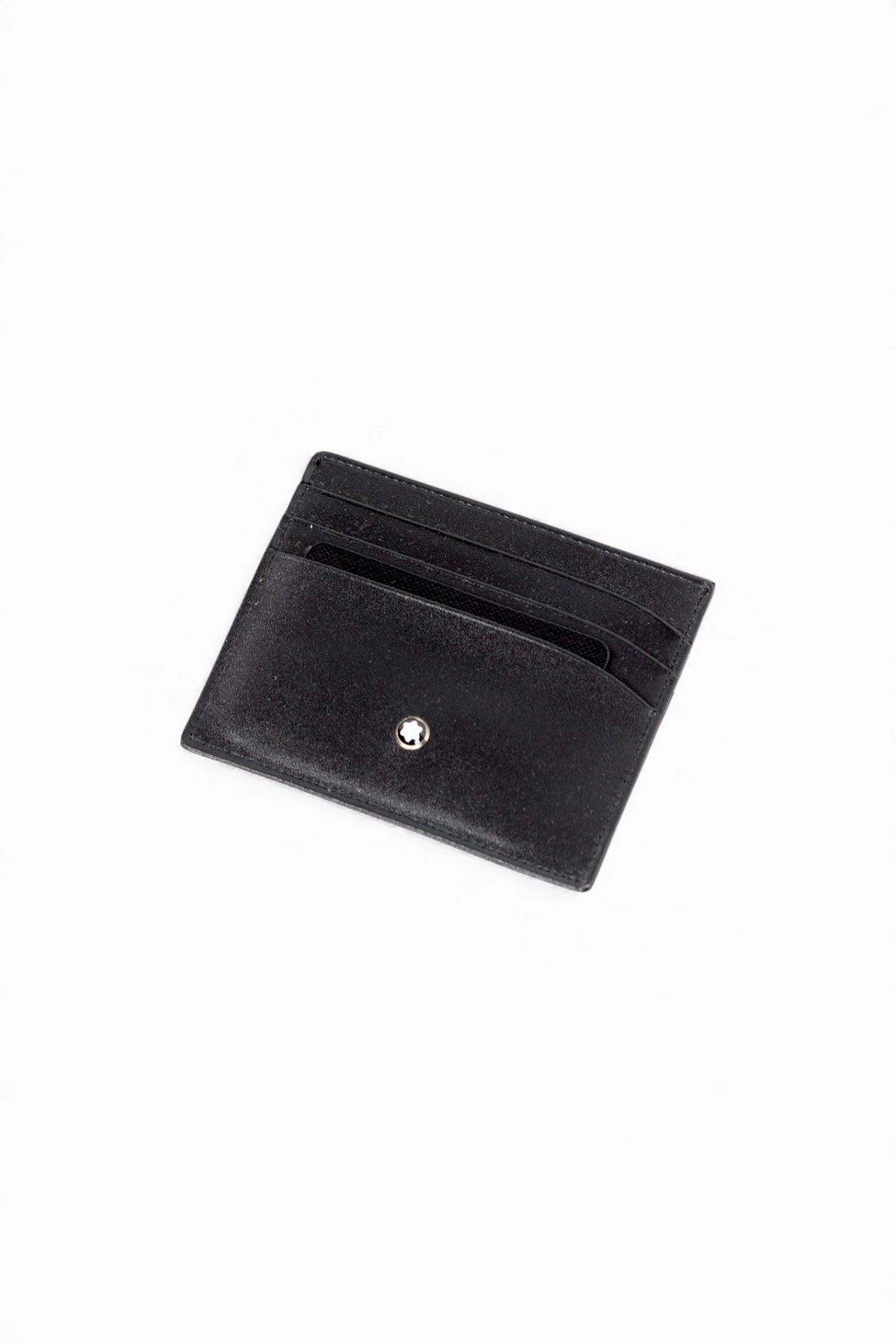 Black Leather Card Holder